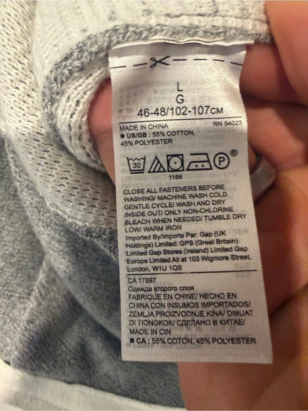 Banana Republic Vintage Gray Zip-Up Men's Sweater